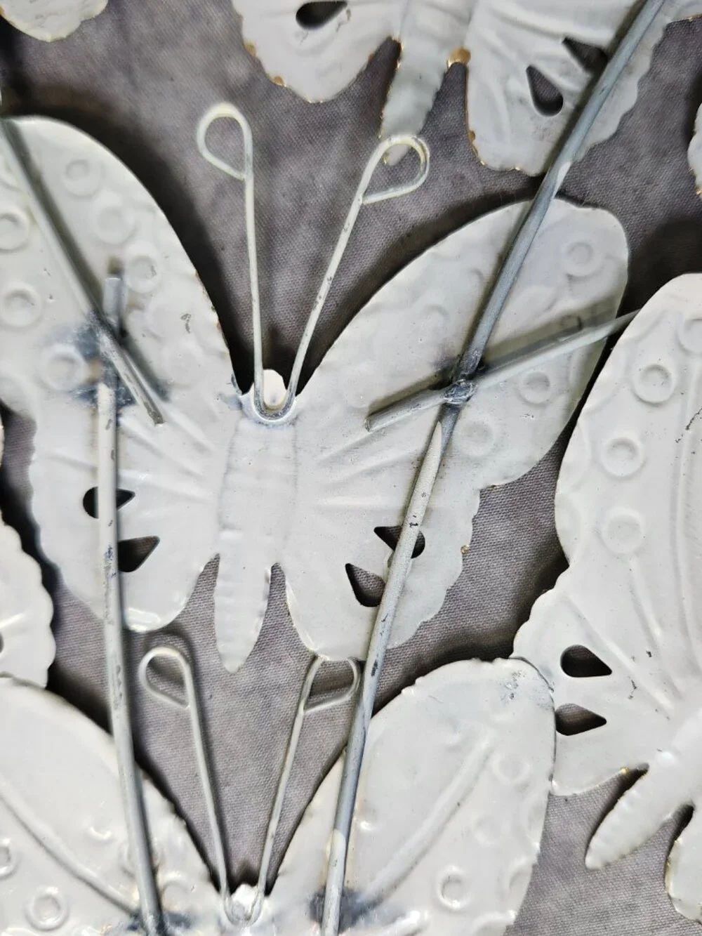 Vintage Metal Butterfly Wall Hangings (1980) - NIB